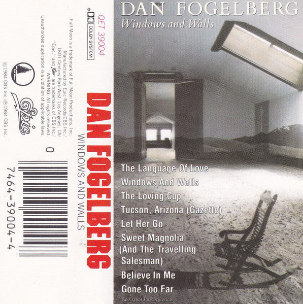 Dan Fogelberg : Windows And Walls (Cass, Album, Dol)