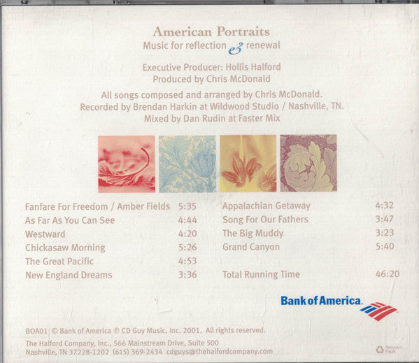 Chris McDonald : American Portraits (Music For Reflection & Renewal) (CD, Album)
