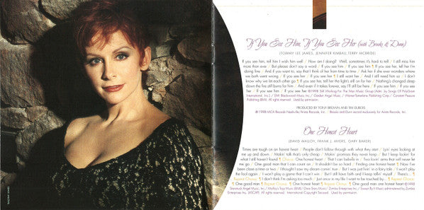 Reba McEntire : If You See Him (HDCD, Album, Club, Enh)