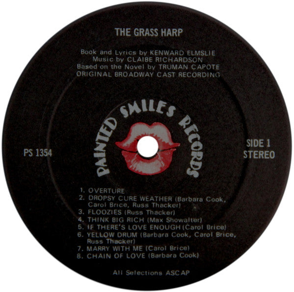 Claibe Richardson, Kenward Elmslie - The Grass Harp: A Musical (LP) (VG) - Endless Media