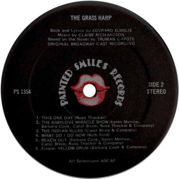 Claibe Richardson, Kenward Elmslie - The Grass Harp: A Musical (LP) (VG) - Endless Media