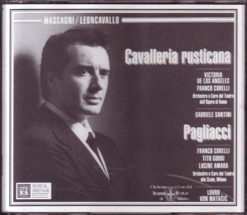 Pietro Mascagni, Ruggiero Leoncavallo, Franco Corelli : Mascagni: Cavalleria Rusticana; Leoncavallo: Pagliacci (2xCD, Album)