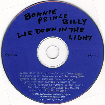 Bonnie "Prince" Billy : Lie Down In The Light (CD, Album)