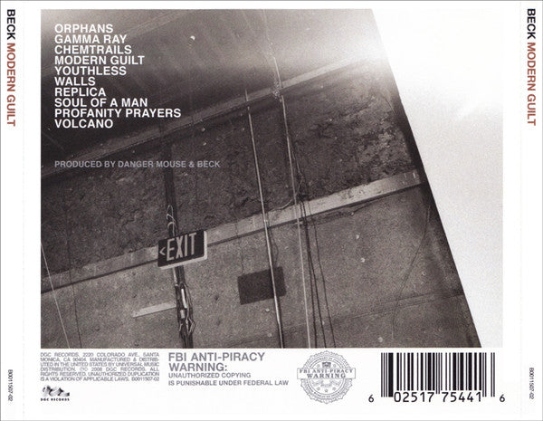 Beck : Modern Guilt (CD, Album, EDC)
