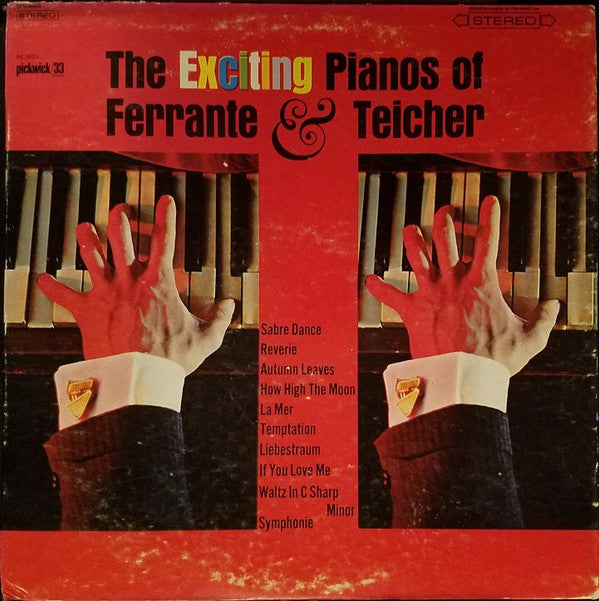 Ferrante & Teicher : The Exciting Pianos Of Ferrante & Teicher (LP, Album, RE)