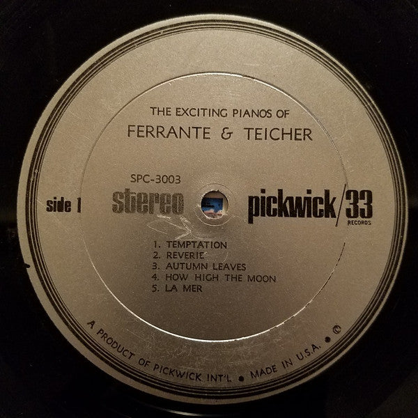 Ferrante & Teicher : The Exciting Pianos Of Ferrante & Teicher (LP, Album, RE)