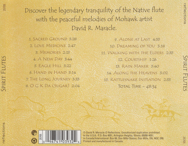 David R. Maracle : Spirit Flutes (CD, Album)