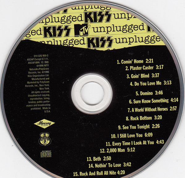 Kiss : MTV Unplugged (CD, Album)