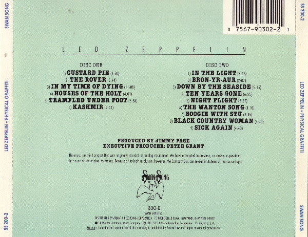 Led Zeppelin : Physical Graffiti (2xCD, Album, RE, SRC)