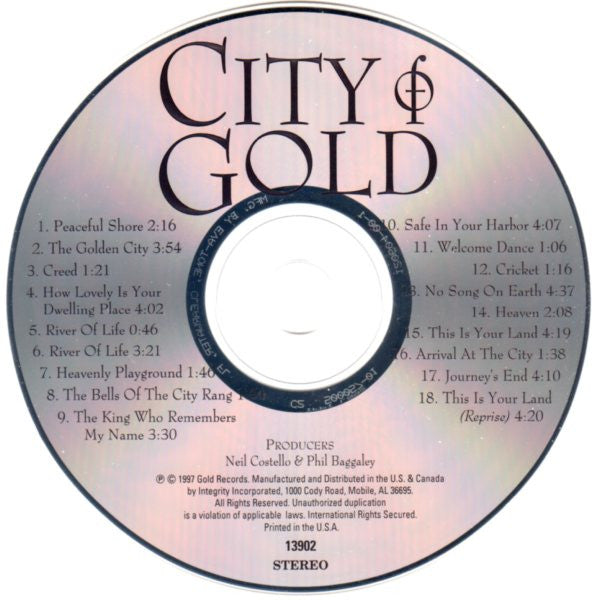 Adrian Plass, Phil Baggaley, David Clifton, Ian Blythe : City Of Gold (CD, Album)