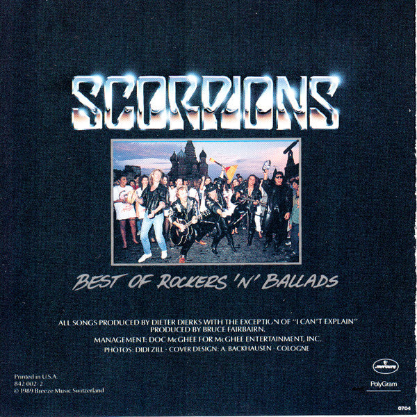 Scorpions : Best Of Rockers 'N' Ballads (CD, Comp, Club)