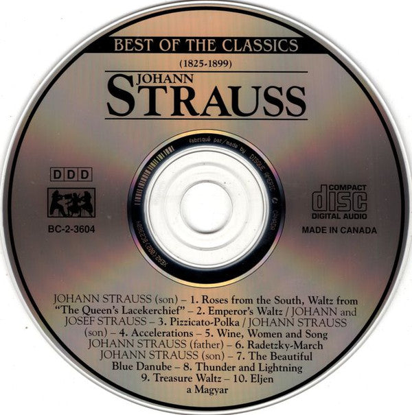 Johann Strauss Jr. : Best Of The Classics (CD, Comp)