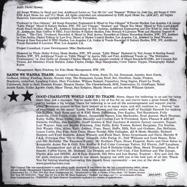 Good Charlotte : Good Charlotte (CD, Album, RE)