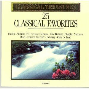 Various : Classical Treasures: 25 Classical Favorites (CD, Comp)