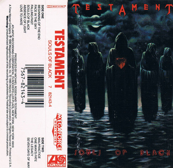Testament (2) : Souls Of Black (Cass, Album, AR)
