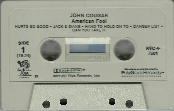 John Cougar Mellencamp : American Fool (Cass, Album, 29)