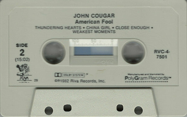 John Cougar Mellencamp : American Fool (Cass, Album, 29)