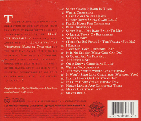 Elvis Presley : Elvis Christmas (CD, Comp, RE, Son)
