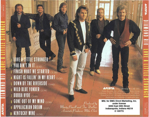 Diamond Rio : Love A Little Stronger (CD, Album, Club)