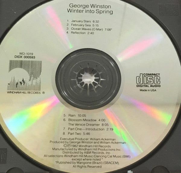 George Winston : Winter Into Spring (Piano Solos) (CD, Album)