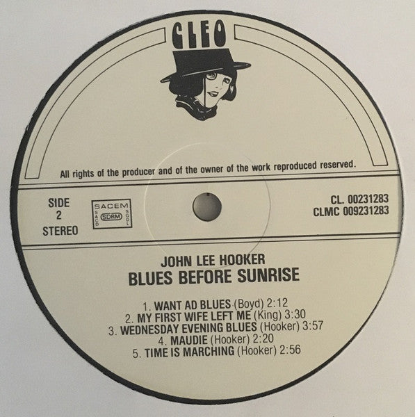 John Lee Hooker : Blues Before Sunrise (LP, Comp)