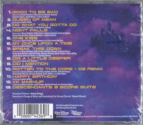 Various : Descendants 3 (Original TV Movie Soundtrack) (CD, Tar)