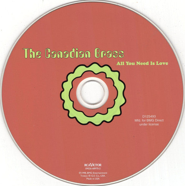 The Canadian Brass : All You Need Is Love (CD, Album, Club)