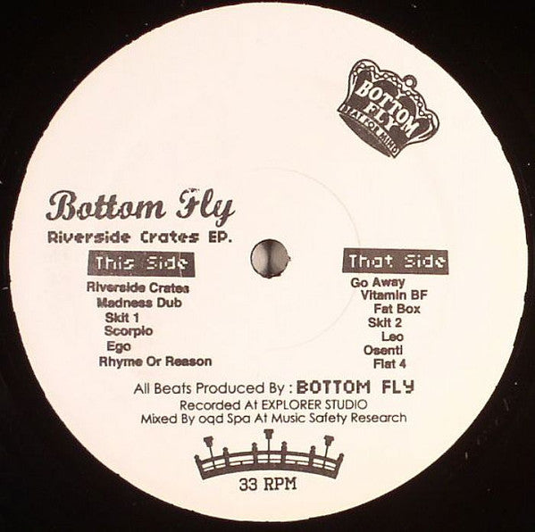 Bottom Fly : Riverside Crates EP (12", EP)