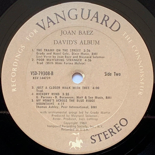 Joan Baez : David's Album (LP, Album, San)