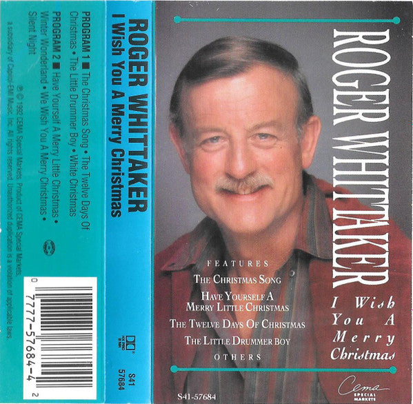 Roger Whittaker : I Wish You A Merry Christmas (Cass, Comp, HX )