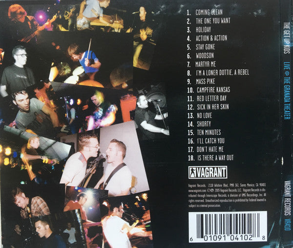 The Get Up Kids : Live! @ The Granada Theater (CD, Album, Dig)