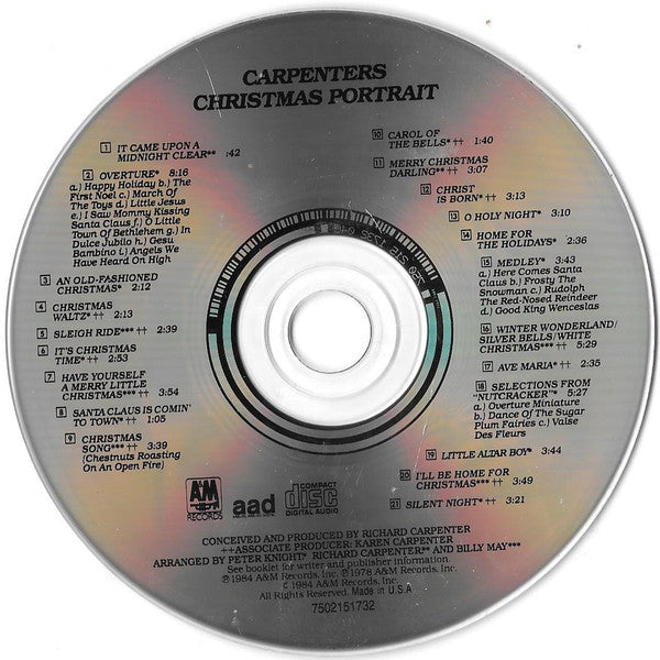 Carpenters : Christmas Portrait (CD, Album, Mixed, RE, S/Edition)