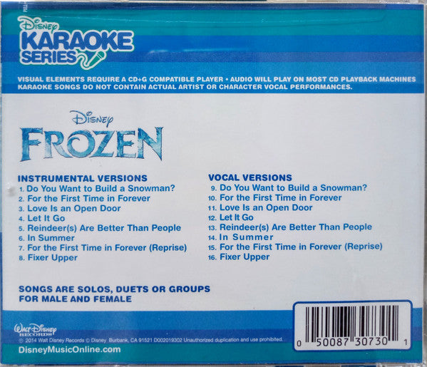Various : Frozen (CD+G)