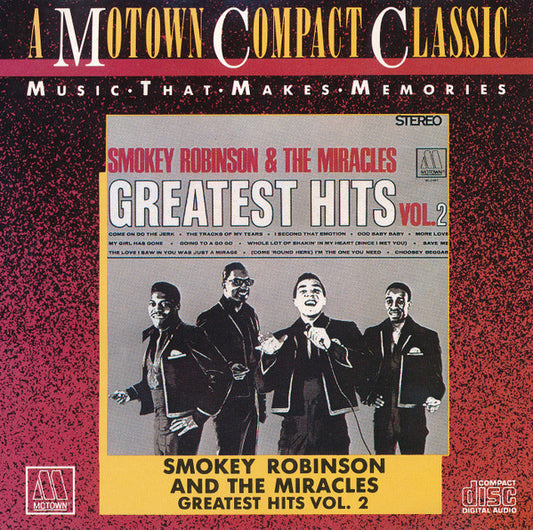 The Miracles : Greatest Hits Vol. 2 (CD, Comp, RE)