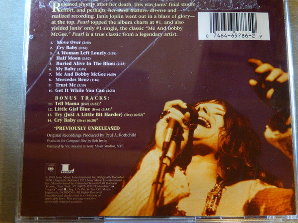 Janis Joplin : Pearl (CD, Album, RE, RM)