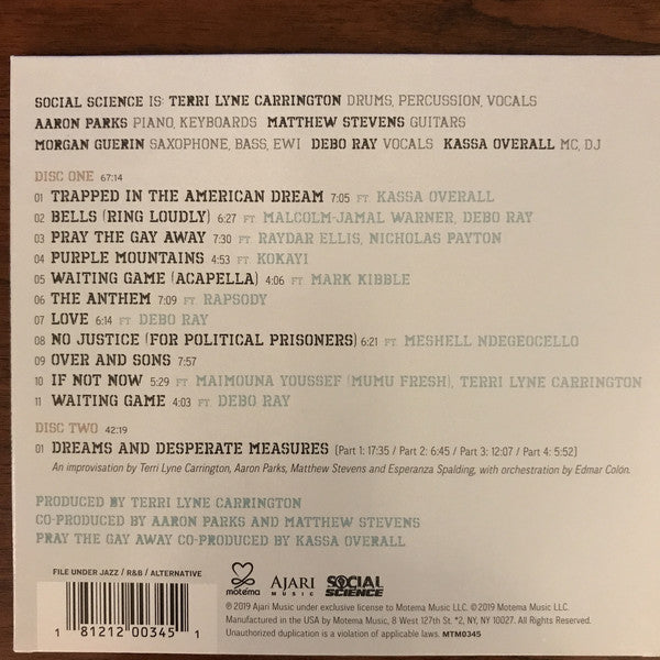 Terri Lyne Carrington + Social Science : Waiting Game (2xCD, Album)