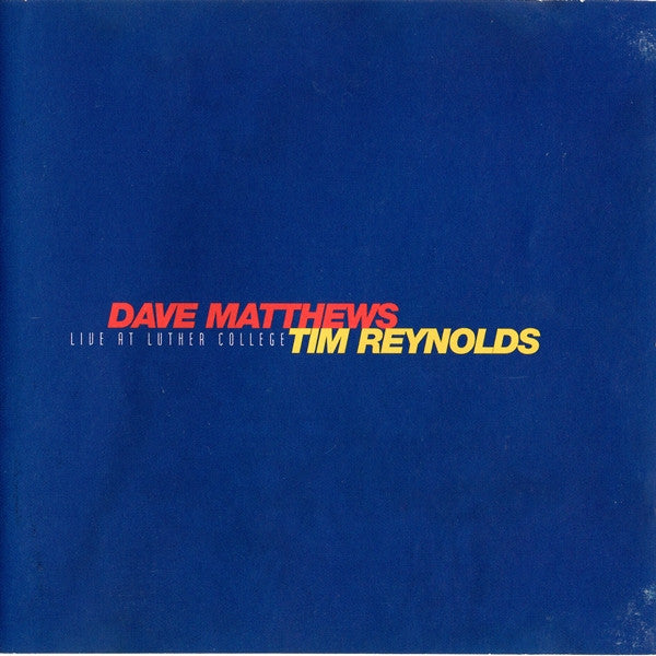 Dave Matthews, Tim Reynolds : Live At Luther College (2xCD, Album, SPU)