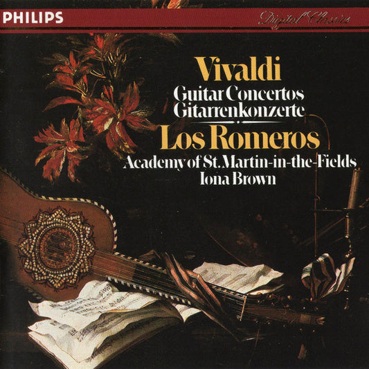 Antonio Vivaldi, The Romeros, The Academy Of St. Martin-in-the-Fields, Iona Brown : Guitar Concertos (CD, Album, RE)