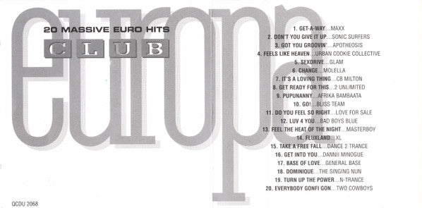 Various : Club Europa (CD, Comp)