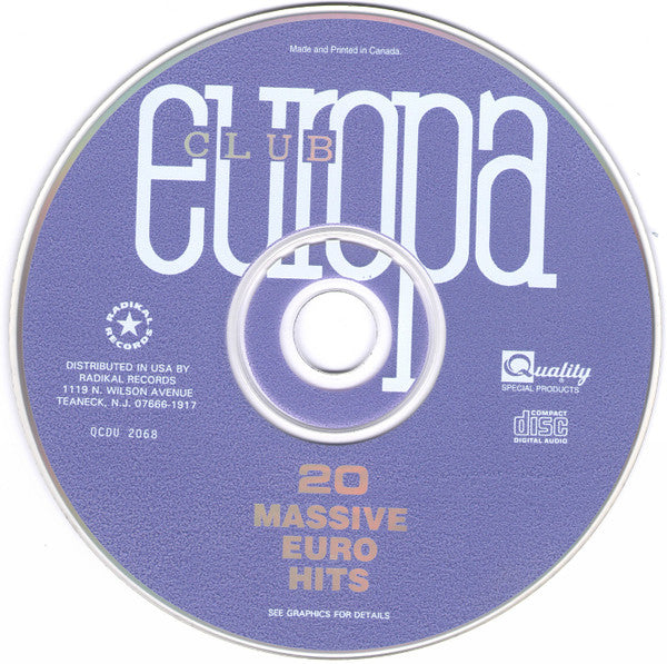Various : Club Europa (CD, Comp)