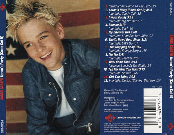 Aaron Carter : Aaron's Party (Come Get It) (CD, Album)