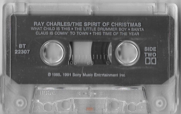 Ray Charles : The Spirit Of Christmas (Cass, Album, Dol)