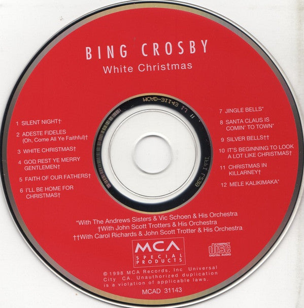 Bing Crosby : White Christmas (CD, Album, RE)