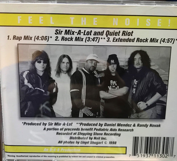 Sir Mix-A-Lot And Quiet Riot : Feel The Noise! (CD, Maxi)