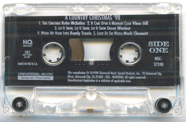 Various : A Country Christmas ‒ '98 (Cass, Comp)