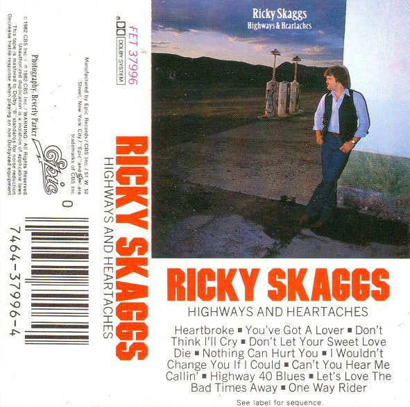 Ricky Skaggs : Highways & Heartaches (Cass, Album, Dol)