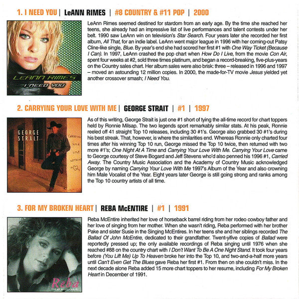 Various : Country Love Songs (CD, Comp)