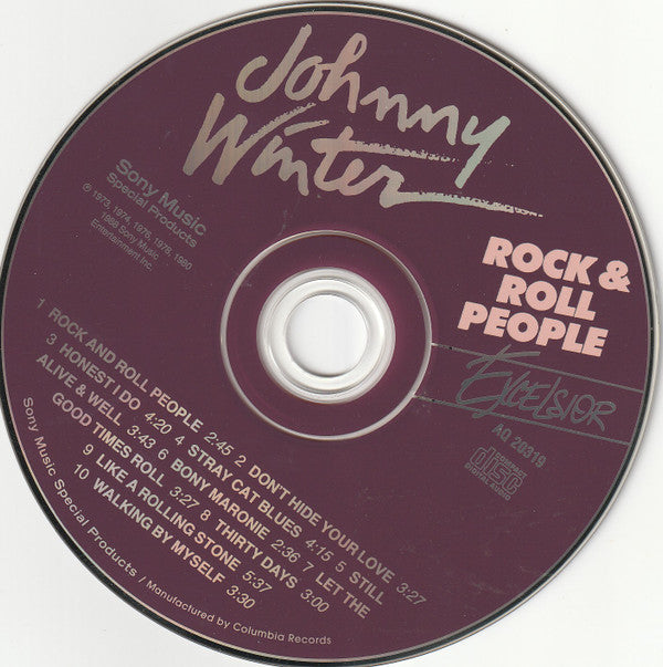 Johnny Winter : Rock & Roll People (CD, Comp, RE)