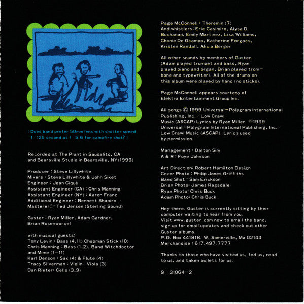 Guster : Lost And Gone Forever (CD, Album, RP, Cin)