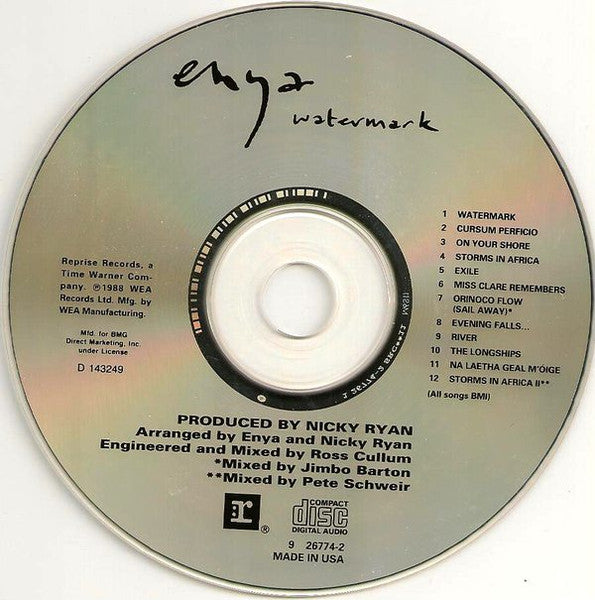 Enya : Watermark (CD, Album, Club, RE, Spe)